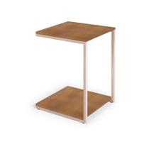 Mesa Auxiliar Tijuca Aço Carbono Dourado Mesa Auxiliar Tijuca Aço Carbono Dourado