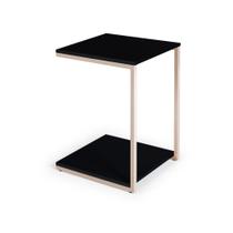 Mesa Auxiliar Tijuca Aço Carbono Dourado Mesa Auxiliar Tijuca Aço Carbono Dourado