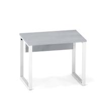 Mesa Auxiliar Tubular P25 Pandin 90 CM Cinza e Branco