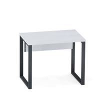 Mesa Auxiliar Tubular P25 Pandin 90 CM Cinza e Grafito