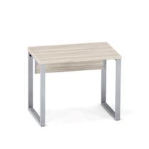 Mesa Auxiliar Tubular P25 Pandin Casa Blanca e Cinza 90 Cm