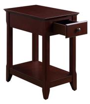 Mesa Auxiliar Yardlio con Acabado Espresso, Cajón y Estante Mesa Auxiliar Yardlio con Acabado Espresso, Cajón y Estante