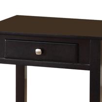 Mesa auxiliar Yardlio Malachi de madera y chapado 56x56x56 cm