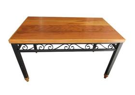 Mesa Avery em Madeira e Ferro - Cód 2525 Mesa Avery em Madeira e Ferro - Cód 2525
