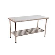 Mesa Bancada Apoio 1,90l X 0,70p X 0,90a Total Inox 430 Desmontável Multiuso - Imeca Mesa Bancada Apoio 1,90l X 0,70p X 0,90a Total Inox 430 Desmontável Multiuso - Imeca