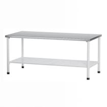 Mesa Bancada de Apoio Tampo Inox 1,60m X 0,60m Ba 1600/600 - Metalcubas