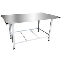 Mesa Bancada de Manipulação Serviço 130x55 cm Kenok MSW130