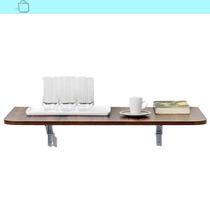 Mesa Bancada De Parede Dobravel 80X41 Bemfixa Cor:Marrom Mesa Bancada De Parede Dobravel 80X41 Bemfixa Cor:Marrom