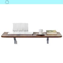 Mesa Bancada De Parede Dobravel 80X41 Bemfixa Marrom Mesa Bancada De Parede Dobravel 80X41 Bemfixa Marrom