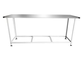 Mesa Bancada De Serviço Industrial 190x55 Cm Tampo Aço Inox - Spolu