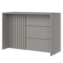 Mesa Bancada Gourmet MDF 146x101 cm C630 Americana Cinza Henn