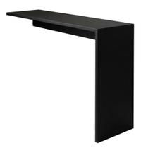 Mesa Bancada L Parede 100x100x50cm Preto