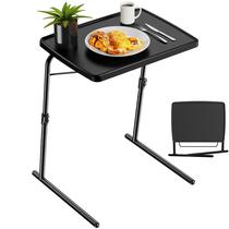 Mesa Bandeja para TV Ajustável Dobrável Allpop 43x54x74cm Preta Mesa Bandeja para TV Ajustável Dobrável Allpop 43x54x74cm Preta