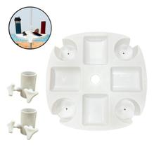 Mesa Bandeja Porta Objeto Copo Suporte Ombrelone 43Cm - Importway