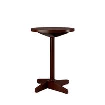 Mesa Bar Baixa Piratini 60x77cm em Madeira Maciça Castanho Acetinado Mesa Bar Baixa Piratini 60x77cm em Madeira Maciça Castanho Acetinado