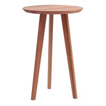 Mesa Bar Vértice 60cm em Madeira Maciça - Natural