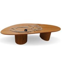 Mesa Bean De Centro Sala Organica Duo 150x80cm