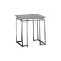 Mesa Benzara Benjara Tampo retangular 48x48x61cm Pernas de metal