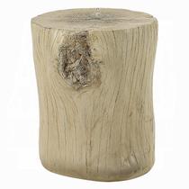 Mesa Benzara Rennie con Forma de Tronco de Hormigón Artificial de 36 cm Mesa Benzara Rennie con Forma de Tronco de Hormigón Artificial de 36 cm