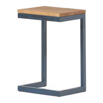 Mesa Benzara Small Accent End Mesa final de 33 cm em forma de C Mesa Benzara Small Accent End Mesa final de 33 cm em forma de C