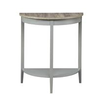 Mesa Benzara Wooden Half Moon Console 66x33x71 cm