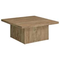 Mesa Benzara Zet 91cm Mesa de café quadrada Mango Brown Mesa Benzara Zet 91cm Mesa de café quadrada Mango Brown