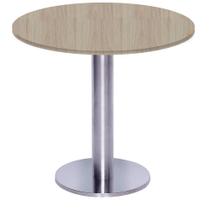 Mesa Beta Big Inox 75 cm (Alt) Disco Redondo Tampo MDP Redondo 80 cm (Larg) x 2,50 cm (Alt) CasaBlanca Mesa Beta Big Inox 75 cm (Alt) Disco Redondo Tampo MDP Redondo 80 cm (Larg) x 2,50 cm (Alt) CasaBlanca