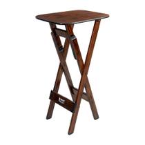 Mesa Bistrô 54x44cm Dobrável Madeira Bares Restaurantes Imbuia / Liso Mesa Bistrô 54x44cm Dobrável Madeira Bares Restaurantes Imbuia / Liso