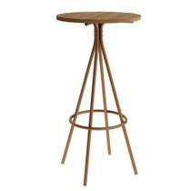 Mesa Bistrô Alta Redonda MDP 109,5 x 59cm para 2 Pessoas Fre Mesa Bistrô Alta Redonda MDP 109,5 x 59cm para 2 Pessoas Fre