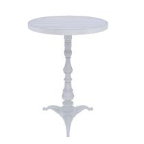 Mesa Bistrô Alta Veroninha Com Tampo Alumínio Branco 106cm Mesa Bistrô Alta Veroninha Com Tampo Alumínio Branco 106cm