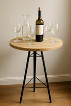 Mesa Bistro De Ferro Cozinha America Estilo Industrial Barzinho