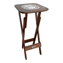 Mesa Bistrô Dobrável Madeira Personalizada Hei Imbuia - Tarimatã Mesa Bistrô Dobrável Madeira Personalizada Hei Imbuia - Tarimatã