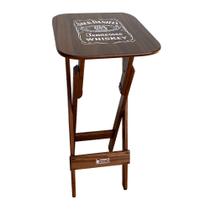 Mesa Bistrô Dobrável Madeira Personalizada Jack Imbuia - Tarimatã Mesa Bistrô Dobrável Madeira Personalizada Jack Imbuia - Tarimatã