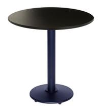 Mesa Bistrô Ferro Preto 111,50 cm (Alt) Disco Redondo Tampo MDP Redondo 70 cm (Larg) x 2,50 cm (Alt) Preto Mesa Bistrô Ferro Preto 111,50 cm (Alt) Disco Redondo Tampo MDP Redondo 70 cm (Larg) x 2,50 cm (Alt) Preto