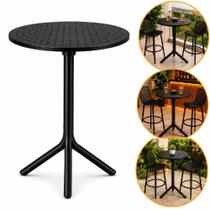 Mesa bistro luxo redonda desmontável multiuso para varanda jardim bar restaurante lanchonete área gourmet tampo vazado Mesa bistro luxo redonda desmontável multiuso para varanda jardim bar restaurante lanchonete área gourmet tampo vazado