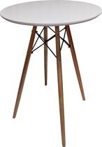 Mesa Bistro Redonda Bar Tampo 70cm Eames Eiffel