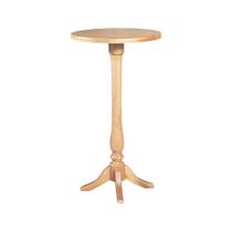 Mesa Bistro Redonda Madeira Maciça Rústica - Natural