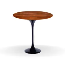 Mesa Bistrô Saarinen 70 cm Tampo Pau Ferro Base Preta Mesa Bistrô Saarinen 70 cm Tampo Pau Ferro Base Preta