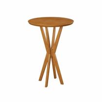 Mesa Bistro Tampo MDF de 72cm Simpatia Laranja/Cinamono