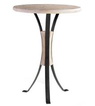 Mesa Bistro West cor Driftwood Base Aco Grafite 70 cm (LARG) - 54350 - Sun House