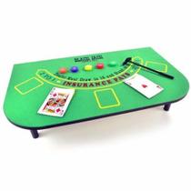 Mesa Black Jack Poker Cassino Fichas (ZJFQ-0909) - Importado