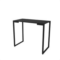 Mesa Buffet Balcão Aparador Industrial MDF Pé Preto 90X45X76