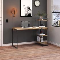 Mesa c/Estante Alta 135X64X115cm C/03 Prateleiras