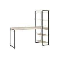 Mesa C/estante Alta 150x64x147cm C/04 Prateleiras Snow / Mesa C/estante Alta 150x64x147cm C/04 Prateleiras Snow /