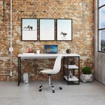 Mesa c/Estante Baixa 150X64X75cm C/02 Prateleiras Mesa c/Estante Baixa 150X64X75cm C/02 Prateleiras