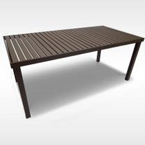 Mesa C tampo De Alumínio Ripado 2,00x100 cm