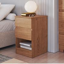 Mesa Cabeceira 2 Gavetas Aurora 65,5cm X 42,5cm X 38,8cm Marrom
