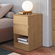 Mesa Cabeceira 2 Gavetas Aurora 65,5cm X 42,5cm X 38,8cm