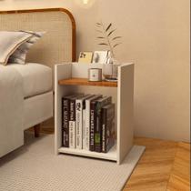 Mesa Cabeceira Bide Lateral Moderno Branca Retro Cama Criado
