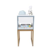 Mesa Cabeceira Branca 30Cm Quarto Infantil ul Eco Dourada Mesa Cabeceira Branca 30Cm Quarto Infantil ul Eco Dourada
